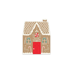 PLTS352U - Gingerbread House Shaped Paper Dinner Napkin - Pretty Day