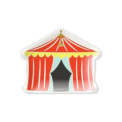 Carnival Tent Shaped Plate 8pk - Pretty Day