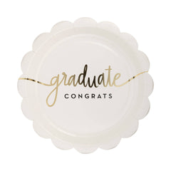 My Mind’s Eye - GRD1042 - Graduate Congrats Paper Plate - Pretty Day