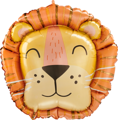 Safari Party Lion Head Jumbo Foil Balloon S5183 - Pretty Day