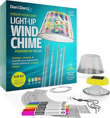 Solar Powered Light-Up Wind Chime Kit - Pretty Day