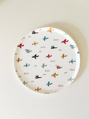 Airplane Small Plate - Pretty Day