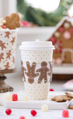 PLTG160 - Ginger Dots To-Go Cups 8 ct - Pretty Day