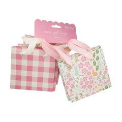 My Mind’s Eye - PLGBS98 - Garden Scatter/Pink Gingham Gift Bag Set - Pretty Day