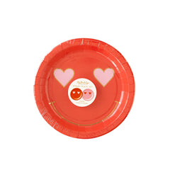 My Mind’s Eye - VAL1042 - Heart Eyes Paper Plate - Pretty Day