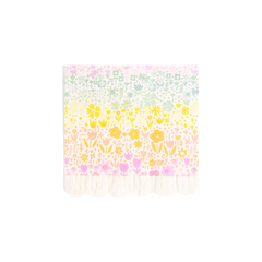 My Mind’s Eye - PLNP273 - Rainbow Fields Fringe Paper Cocktail Napkin - Pretty Day