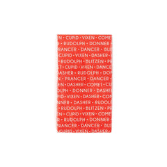 PRESALE CHRISTMAS SHIPPING MID OCTOBER - PLTS352O - Reindeer Names Guest Towel Napkin - Pretty Day