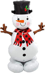 Air filled Free Standing Jumbo Holiday Snowman Airloonz S3063 - Pretty Day