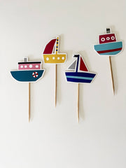 Boat Cupcake Toppers-8pk. - Pretty Day