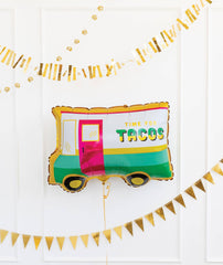My Mind’s Eye - FST915 -  Taco Truck Shaped Mylar Balloon - Pretty Day