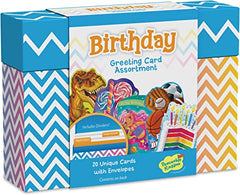 Birthday Greeting Card Card Assortment 20pk - Pretty Day