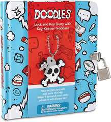 Doodle Diary With Key-Keeper Necklace - Pretty Day