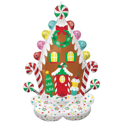 Air filled Free Standing Jumbo Gingerbread House Airloonz S2112 - Pretty Day