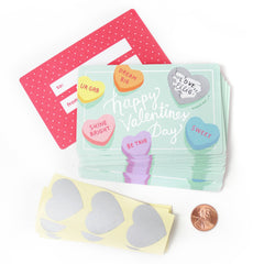 Inklings Paperie - Scratch-off Valentines - Sweetheart - Pretty Day