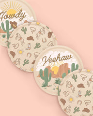 Petit Fetti - Western Rodeo Birthday Party Plates, Decorations, Party - Pretty Day
