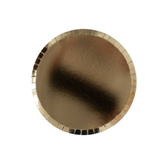 Shades Collection Gild Plates - 2 Size Options - 8 Pk. - Pretty Day