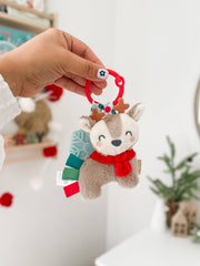 Holiday Reindeer Plush + Teether Small - Pretty Day