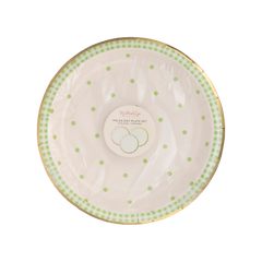 My Mind’s Eye - PLPL221 - Spring Polka Dot Paper Plate Set - Pretty Day