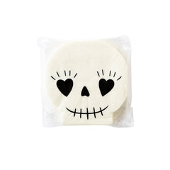 PREORDER SHIPPING 8/1-8/8 - PLTS369B-MME -  Shaped Heart Eye Skull Paper Cocktail Napkin - Pretty Day