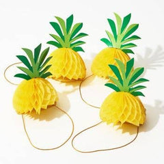 Pineapple Honeycomb Hats S/4 - Pretty Day