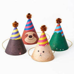Party Animal Party Hats 4pk. - Pretty Day
