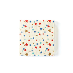 SSP838 - Gold Foiled Lots of Stars 5" Napkin - Pretty Day