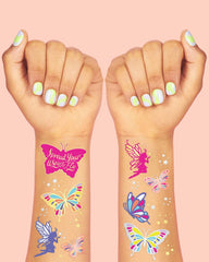 Fairy Flutter Temporary Tattoos 34pk. - Pretty Day