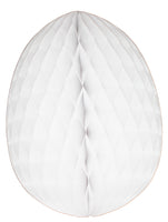 White Easter Honeycomb Egg 9" S6151 - Pretty Day