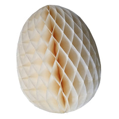 Ivory Easter Honeycomb Egg 9" S6150 - Pretty Day