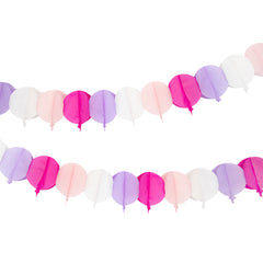 Pink Birthday Balloons Party Garlands - 3 Pack S9113 - Pretty Day