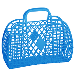Sun Jellies Retro Basket Large- Royal Blue - Pretty Day