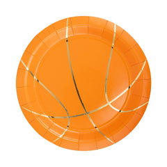 My Mind’s Eye - BBL1040 - 9" Basketball Paper Plate - Pretty Day