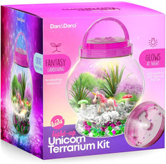 Light-Up Unicorn Terrarium Kit for Kids - Pretty Day