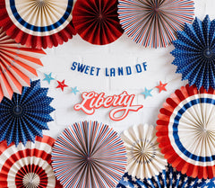 SSP810 - Sweet Land of Liberty Banner - Pretty Day