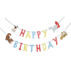 Merrilulu - Good Dog - Happy Birthday Banner - Pretty Day