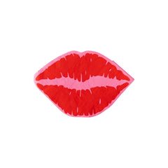 VAL936 - Valentine Lips Shaped Napkins - Pretty Day