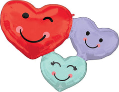 Cute Smiley Heart Valentines Balloon S4049 - Pretty Day