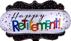 Happy Retirement Jumbo Foil Balloon S3064 - Pretty Day