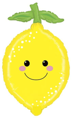29" Lemon Fruit Shaped Jumbo Foil Balloon S9040 - Pretty Day