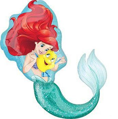 Ariel & Flounder Little Mermaid Jumbo Foil Balloon S3138 - Pretty Day