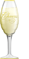 Champagne Glass Jumbo Foil Balloon S3090 - Pretty Day