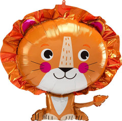 Cute Lion Safari Jumbo Foil Balloon S3068 - Pretty Day