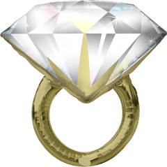 Diamond Ring Jumbo Foil Balloon S4214 - Pretty Day