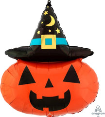 Halloween Pumpkin Jumbo Foil Balloon S4003 - Pretty Day