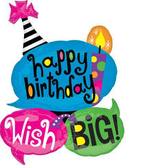 Happy Birthday Jumbo Foil Balloon S9090 - Pretty Day