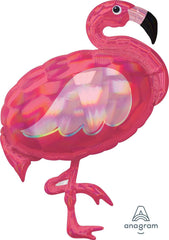 Holographic Flamingo Jumbo Foil Balloon S4028 - Pretty Day