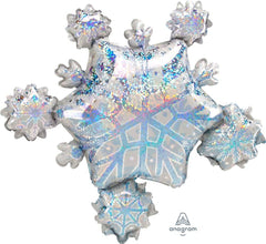 Jumbo Winter Onederland Snowflake Balloon S4031 - Pretty Day