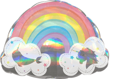 Pastel Rainbow Unicorn Narwhal Jumbo Foil Balloon - Pretty Day