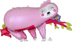 Pink Sloth Jumbo Foil Balloon Decoration S4003 - Pretty Day