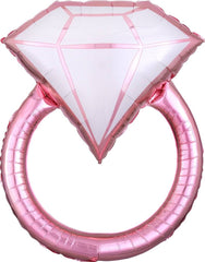 Rose Gold Diamond Ring Jumbo Foil Balloon S3109 - Pretty Day